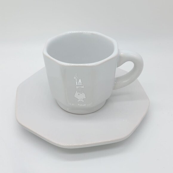 Set of 2 Bialetti Espresso Cups with Saucers - Picture 5 of 13